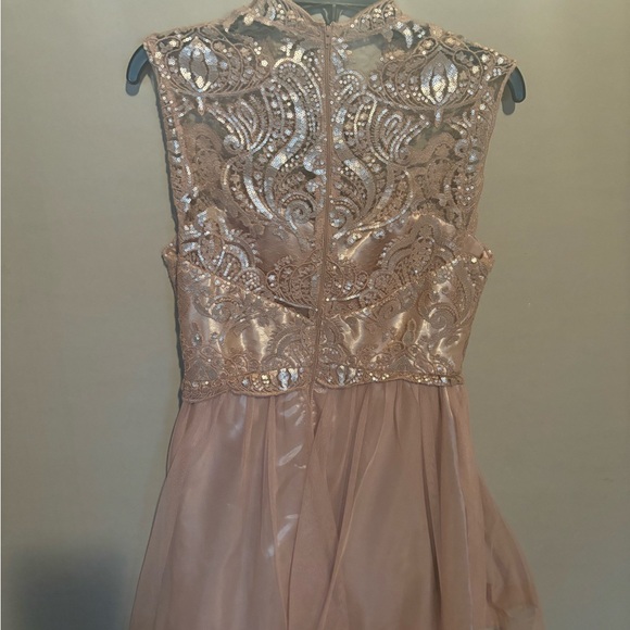 Rose Gold Prom Dress - Picture 2 of 3